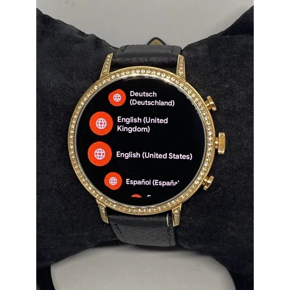 Fossil Gen 4 Authentic Digital Dial Smart Watch Custom Band FTW6015 AB394